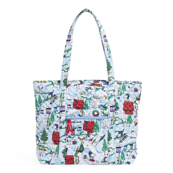 Peanuts Vera Tote Bag | Vera Bradley's New Snoopy Holiday Collection ...