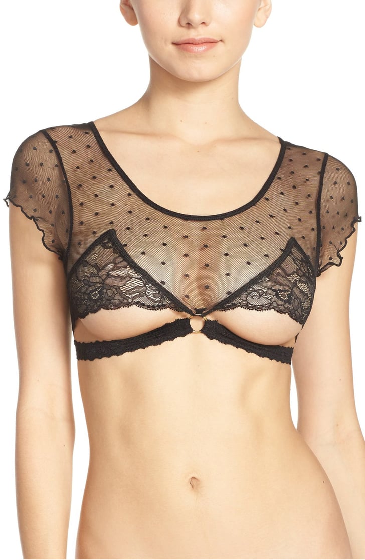 Honeydew Intimates 'Nichole' Cap Sleeve Open Cup Bralette | Gorgeous! We Found the Sexiest Lingerie Ever, All From Nordstrom | POPSUGAR Fashion Photo 4