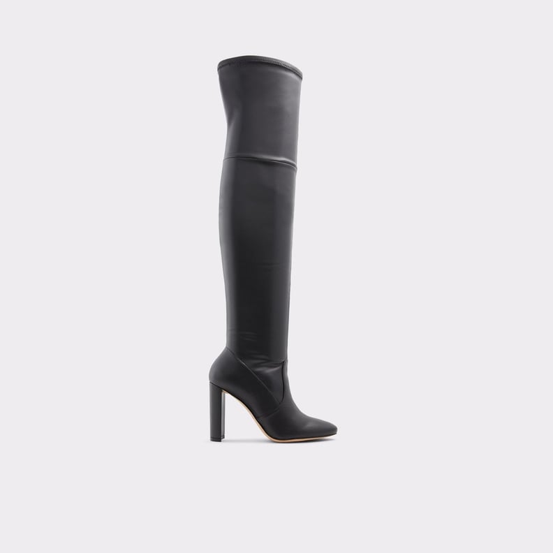 Aldo Dessa Black Synthetic Women's Over-the-Knee Boots