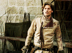 When he walks with that particular Jaime swagger