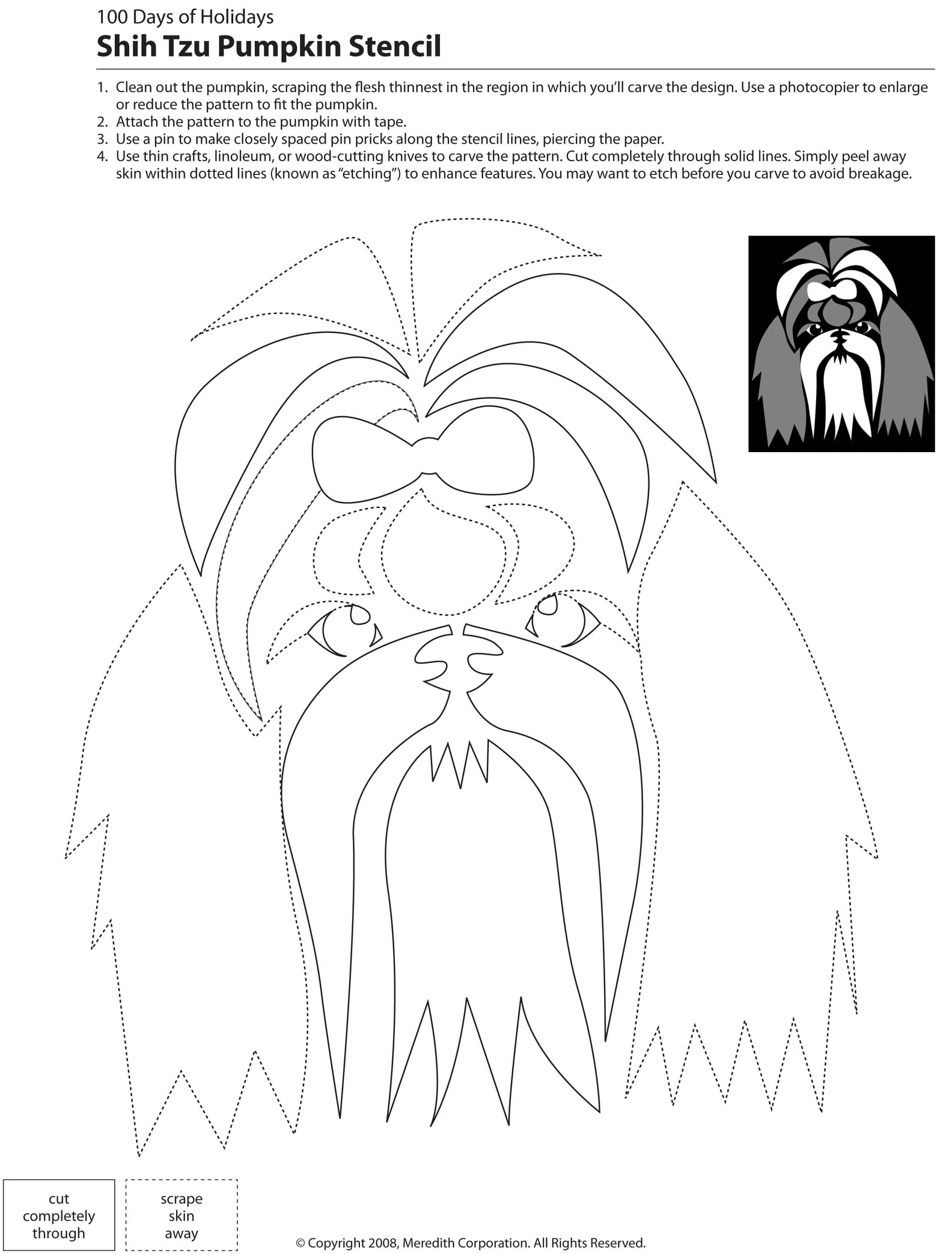 Downloadable Dog Breed Pumpkin Stencils | PS Pets