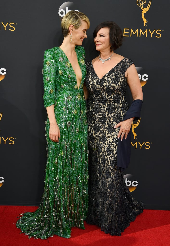 Sarah Paulson and Marcia Clark at the Emmy Awards 2016 | POPSUGAR