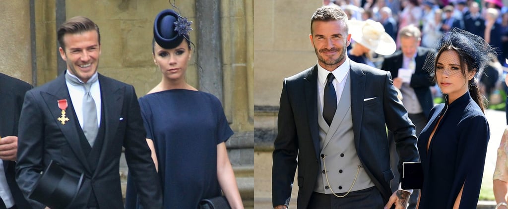 Victoria Beckham's Outfits at the Royal Weddings