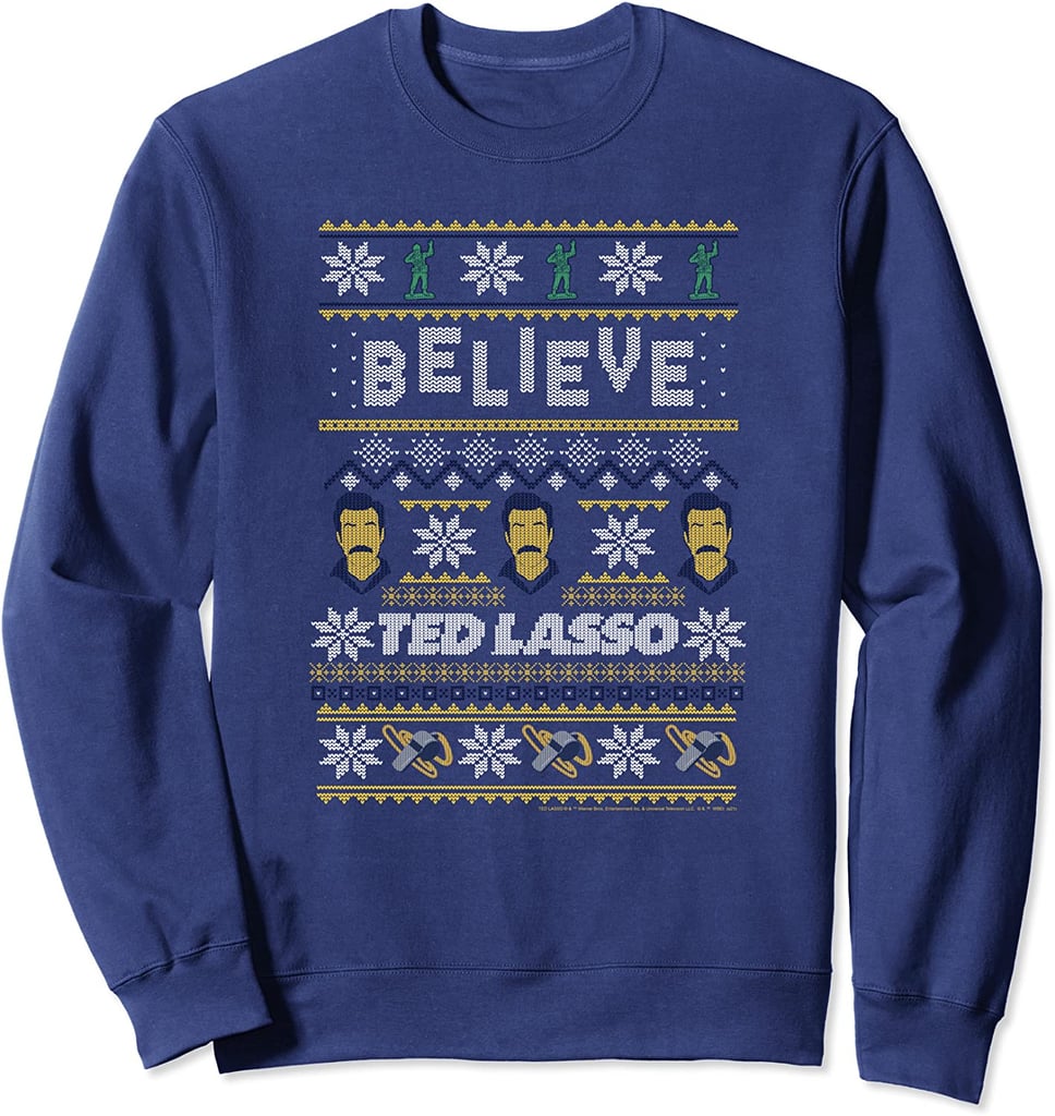 For the Holiday Spirit: Ted Lasso Christmas Believe  Ugly Sweater