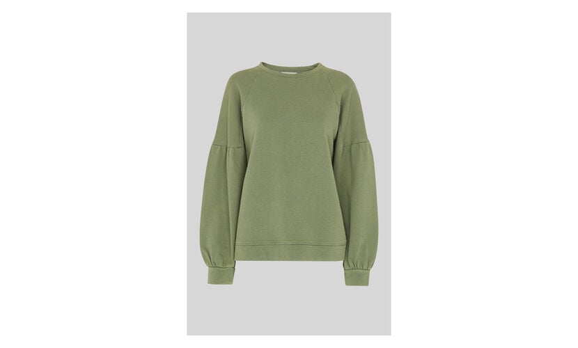 Whistles Gathered Sleeve Sweatshirt