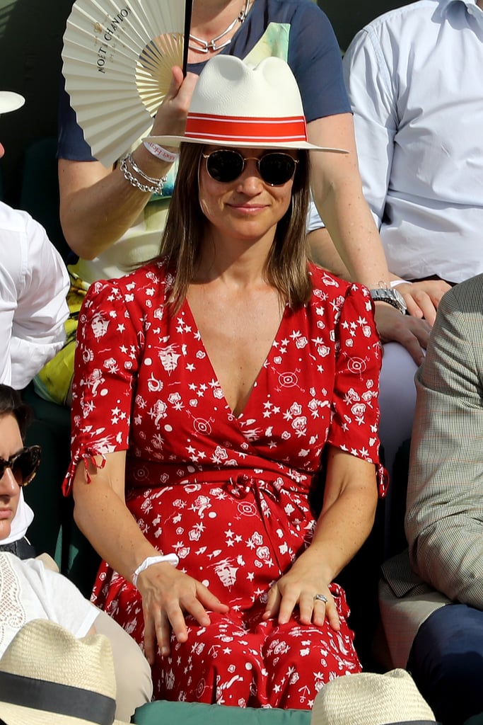 Pippa Middleton Red Ralph Lauren Dress