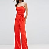 chelsea28 strapless jumpsuit