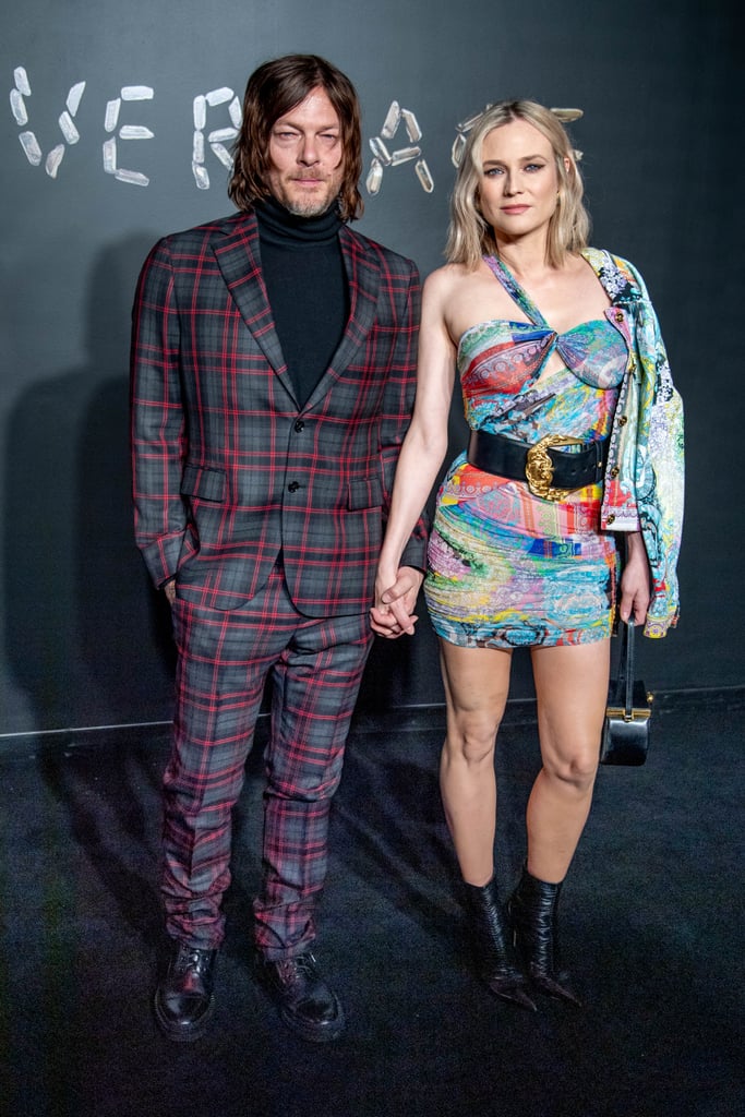 Diane Kruger and Norman Reedus at Versace Fashion Show 2018