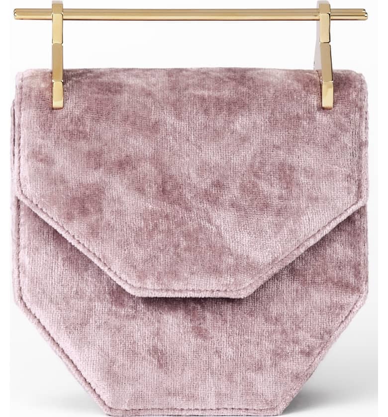 M2Malletier Mini Amor Fati Velvet Shoulder Bag