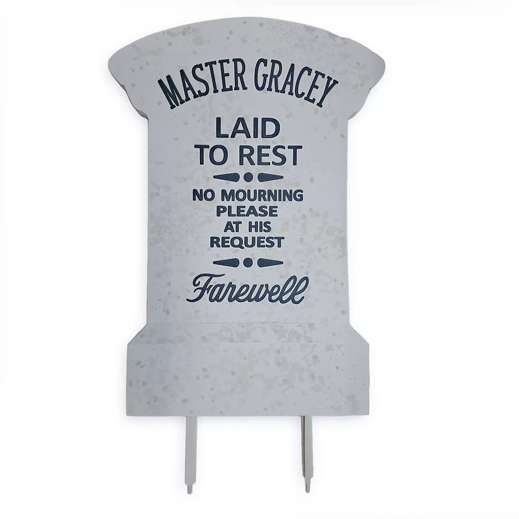 The Haunted Mansion Master Gracey Garden Tombstone Replica