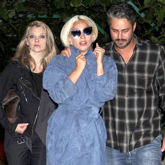 Lady Gaga and Taylor Kinney With Natalie Dormer June 2015