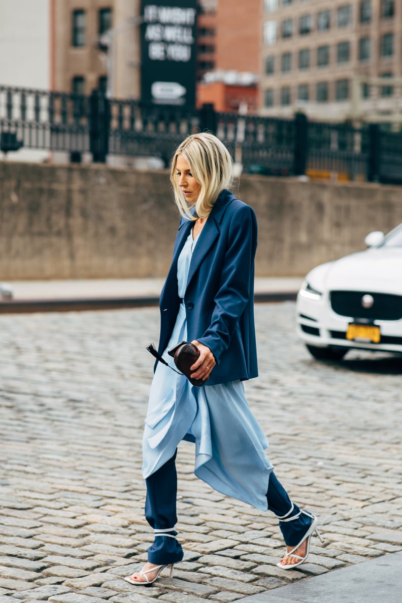 Street Style Trend: Ankle Strap Shoes and Pants