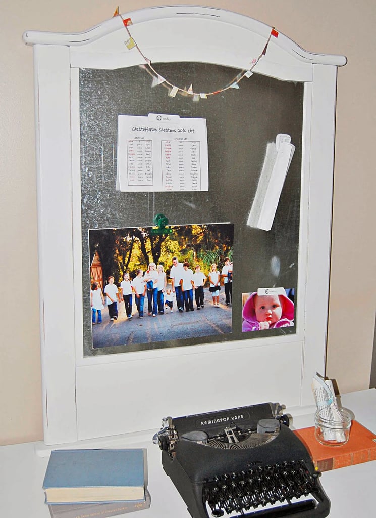 Upcycle Your Crib Into a Magnet Board