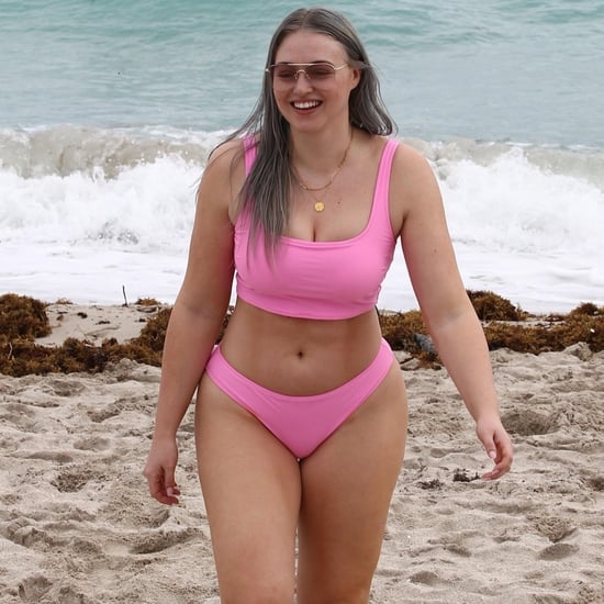 Iskra Lawrence Pink Bikini From Aerie January 2019