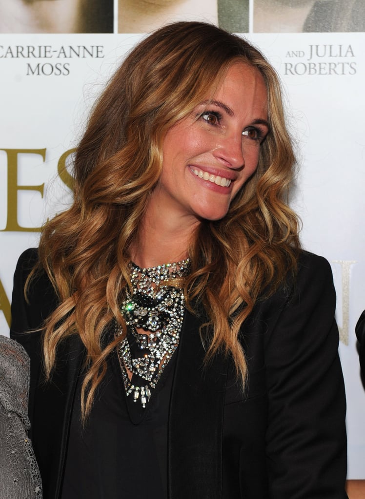 Julia Roberts With Deeper Blond, Wavy Hair in 2011