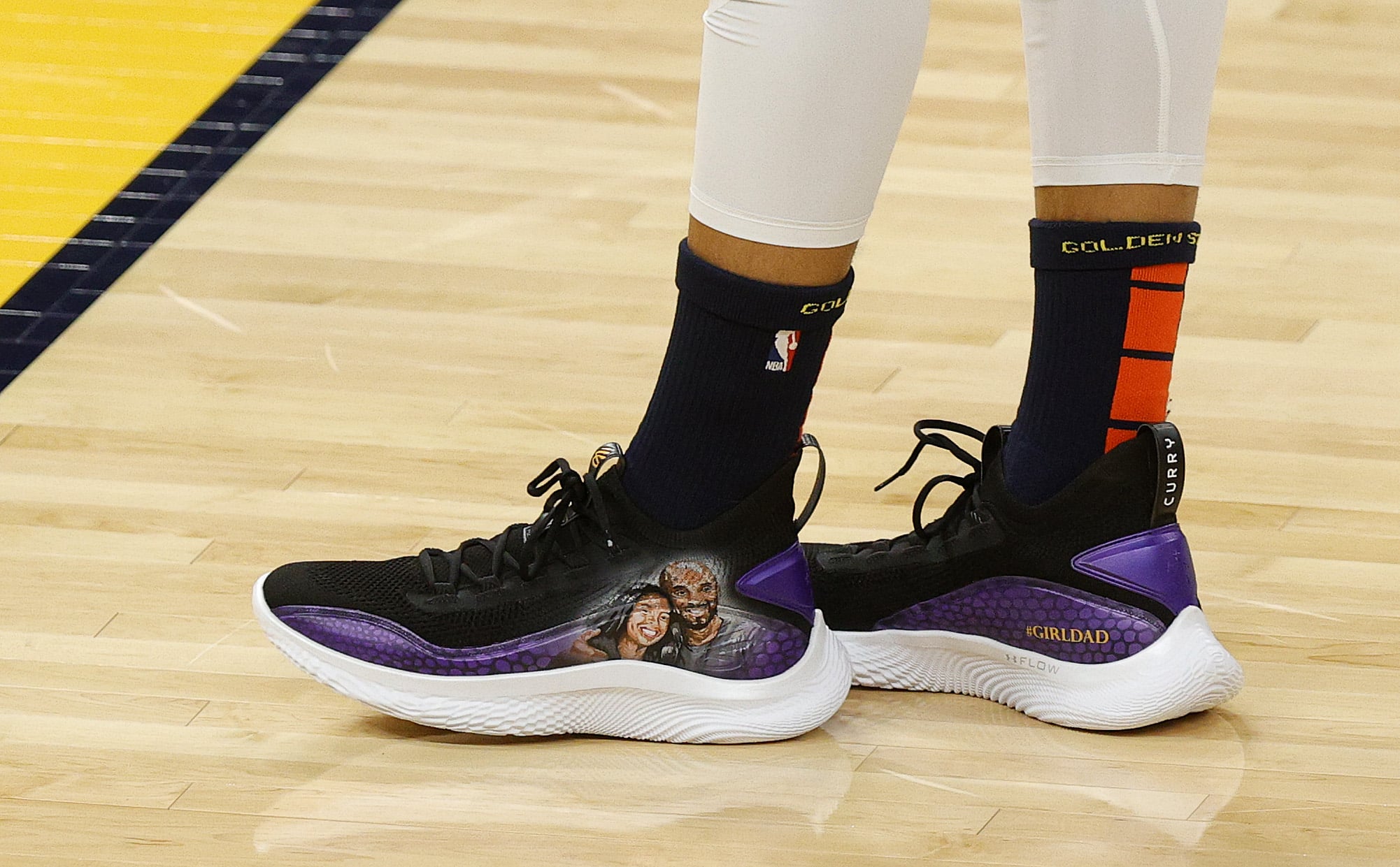 Steph Curry Wore Girl Dad Sneakers to Honour Kobe Bryant