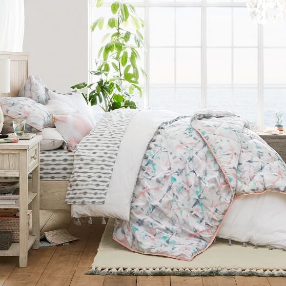 Watercolor Prism Comforter and Sham