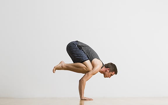Crow | Yoga Poses to Boost Mood | POPSUGAR Fitness Photo 4