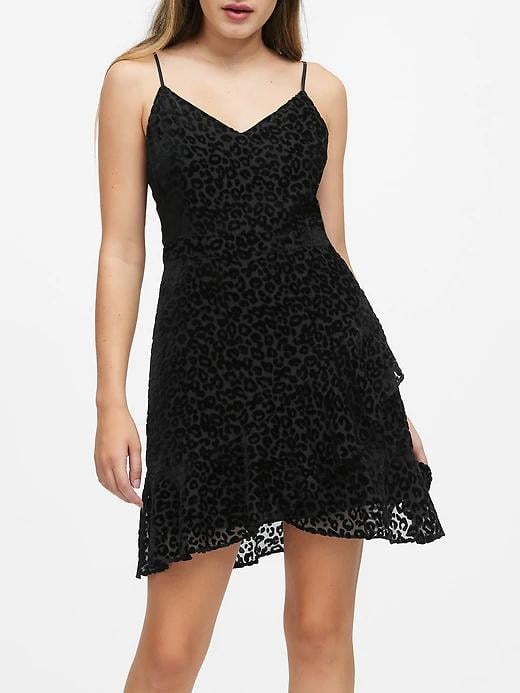 Leopard Velvet Mini Dress