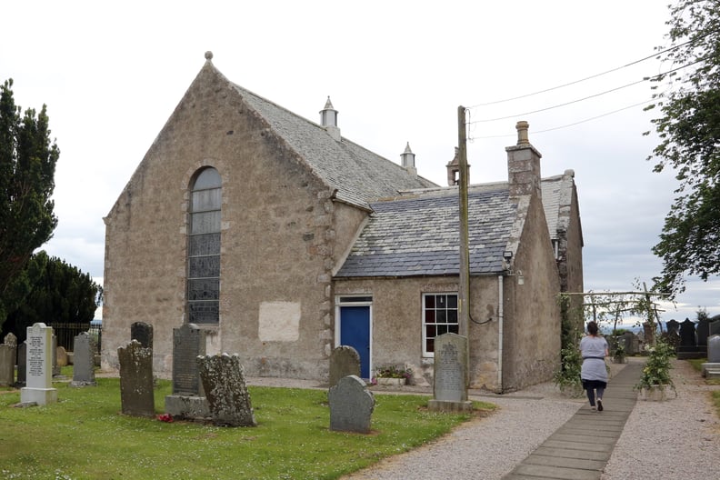 ABERDEEN, SCOTLAND - JUNE 23: Rayne Church in Kirkton on Rayne venue for the wedding of Kit Harrington and Rose Leslie on June 23, 2018 in Aberdeen, Scotland. (Photo by Mark Milan/GC Images)