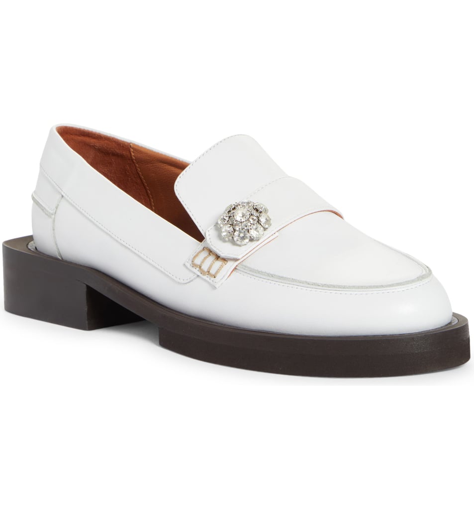 Ganni Jewel Moc Toe Loafer