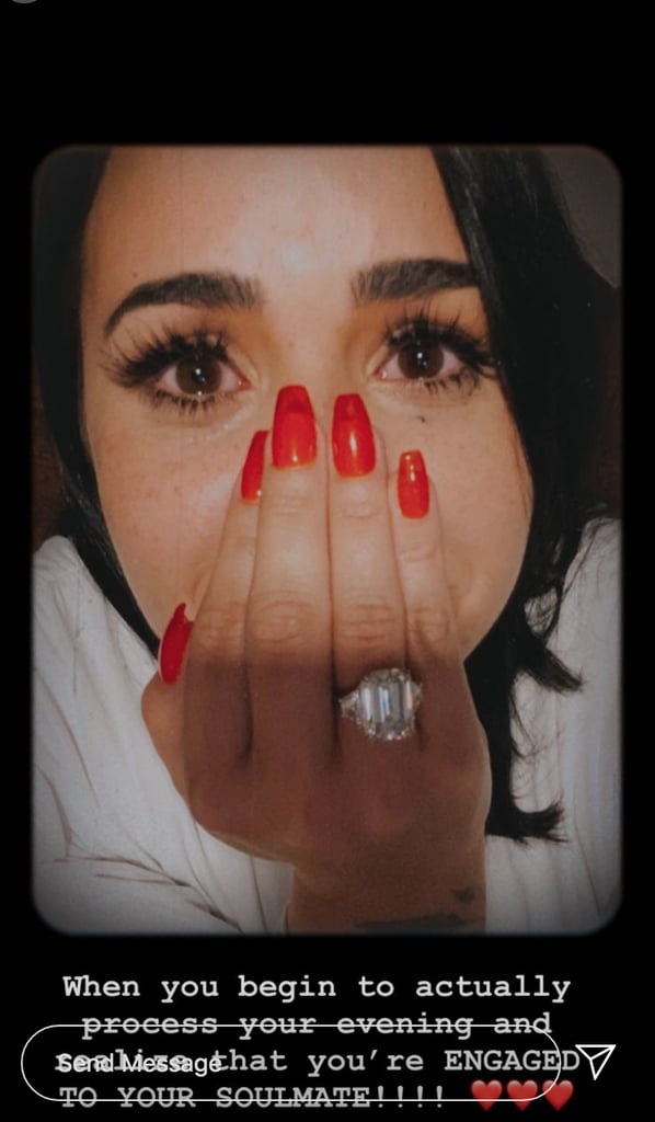 Pictures of Demi Lovato's Engagement Ring