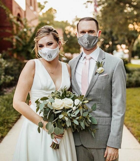 Mr. and Mrs. Face Mask Set