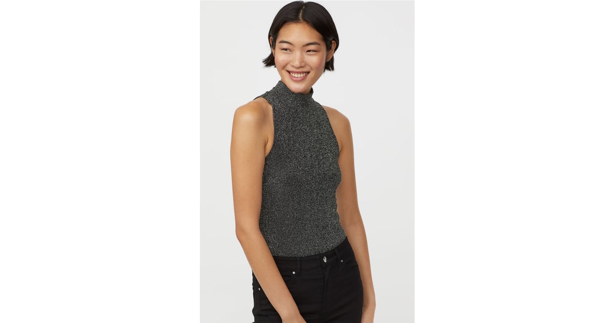 H&M Glittery Bodysuit Flattering Bodysuits POPSUGAR Fashion Photo 10