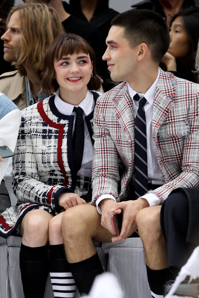 Maisie Williams and Her Boyfriend in Matching Eye Shadow