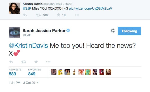 Sarah Jessica Parker and Kristin Davis Ignited New Sex and the City Rumors