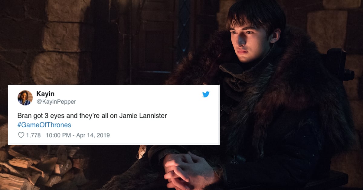 Funny Tweets About Bran Seeing Jaime In Game Of Thrones Popsugar Entertainment