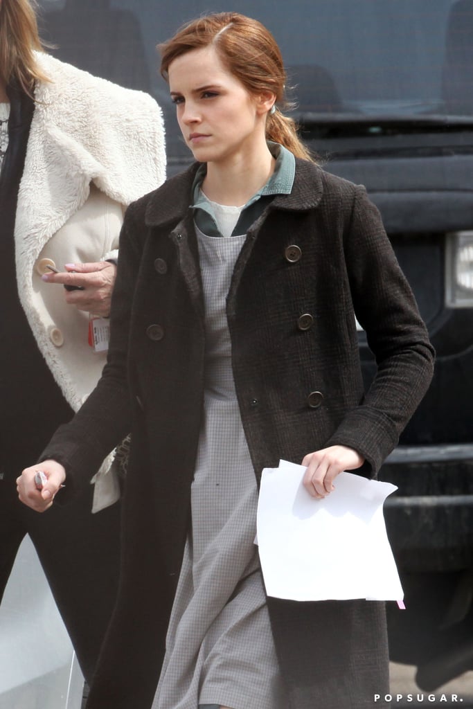 Emma Watson on the Set of Regression | Pictures