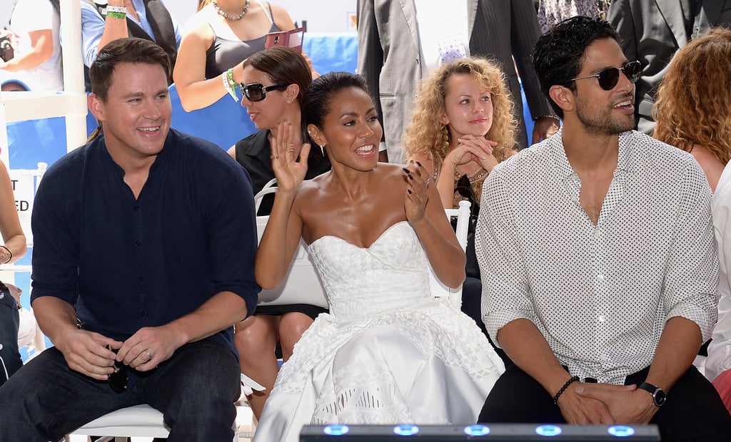 Channing Tatum and Jada Pinkett Smith Miami Hall of Fame
