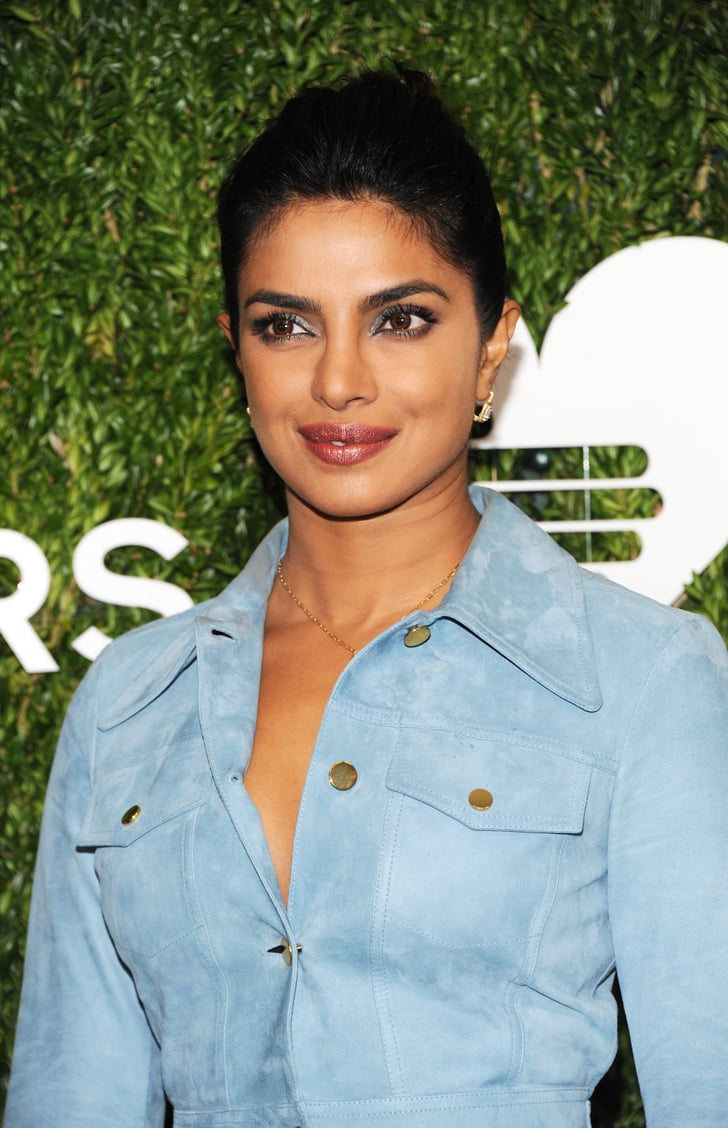 Priyanka Chopra's Suede Michael Kors Dress October 2018 | POPSUGAR