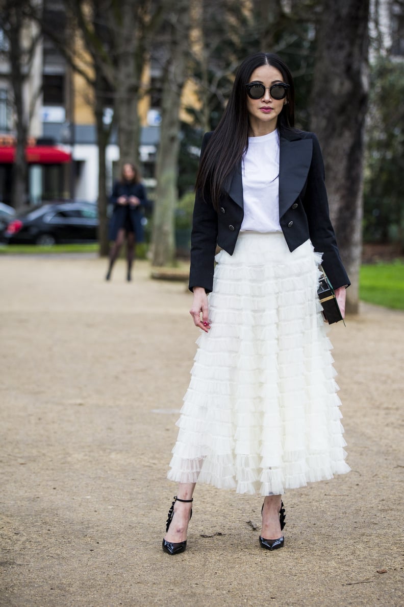 Try a Tiered Tulle Skirt