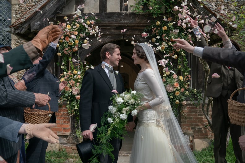 Allen Leech as Tom Branson and Tuppence Middleton as Lucy Smith in "Downton Abbey: A New Era"