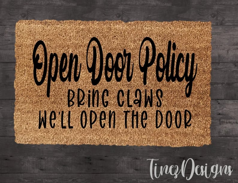 TinezDesigns Bring Truly Door Mat