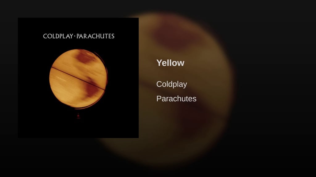 "Yellow" by Coldplay