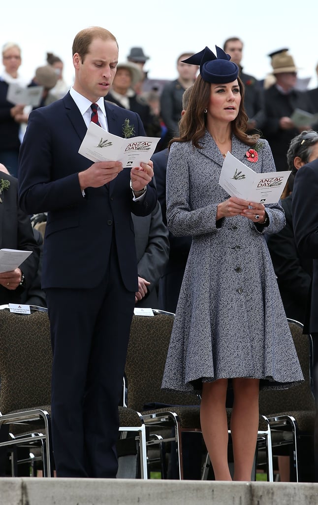 Will and Kate's First Anzac Day Service Together