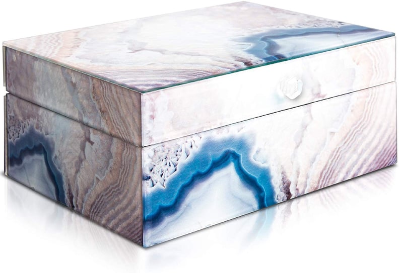 Laura Ashley Faux Agate Design Jewelry Box