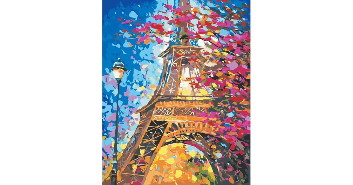 Eiffel Tower 14 PaintbyNumber Kits Anyone Can Do POPSUGAR Smart