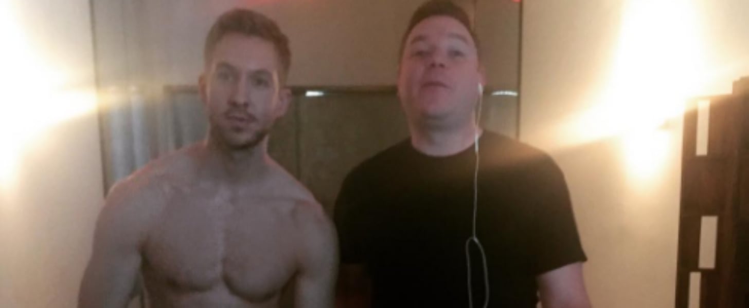 Calvin Harris Strips Down To His Skivvies For Emporio Armani