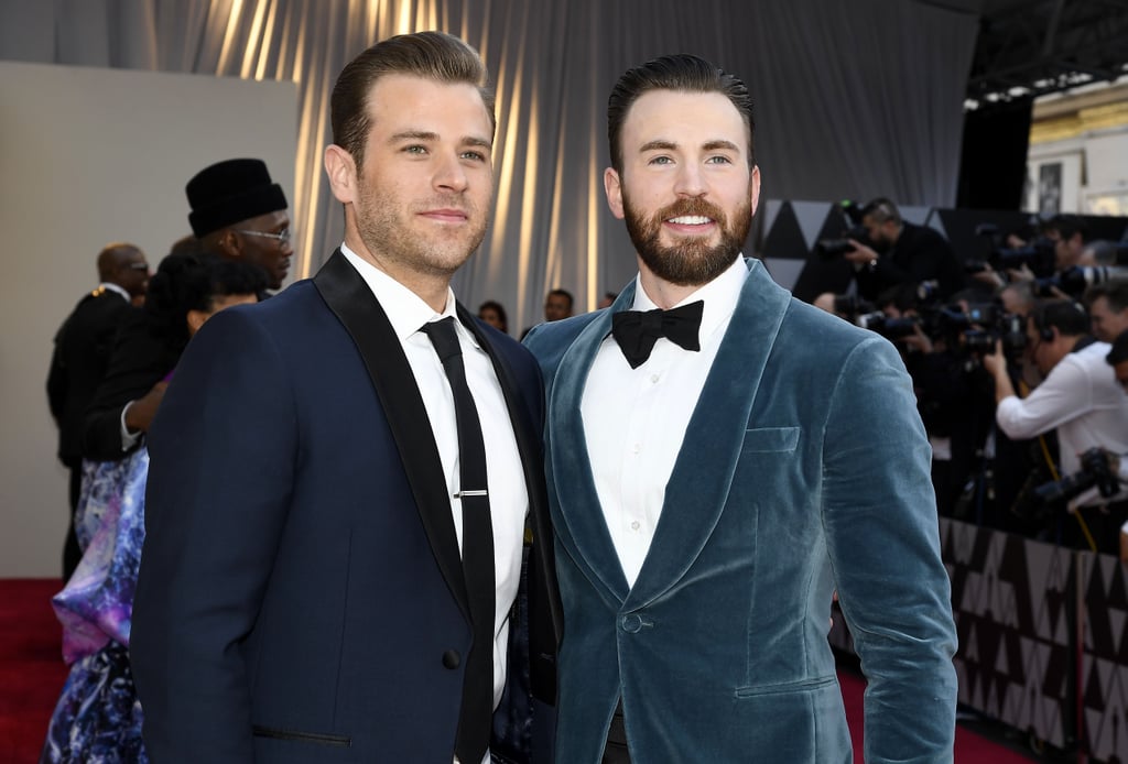 Scott and Chris on the Oscars Red Carpet in 2019
