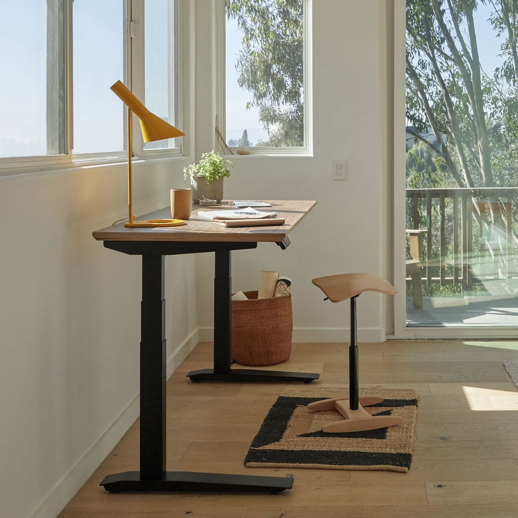 Floyd x Fully Standing Desk in Walnut and Black