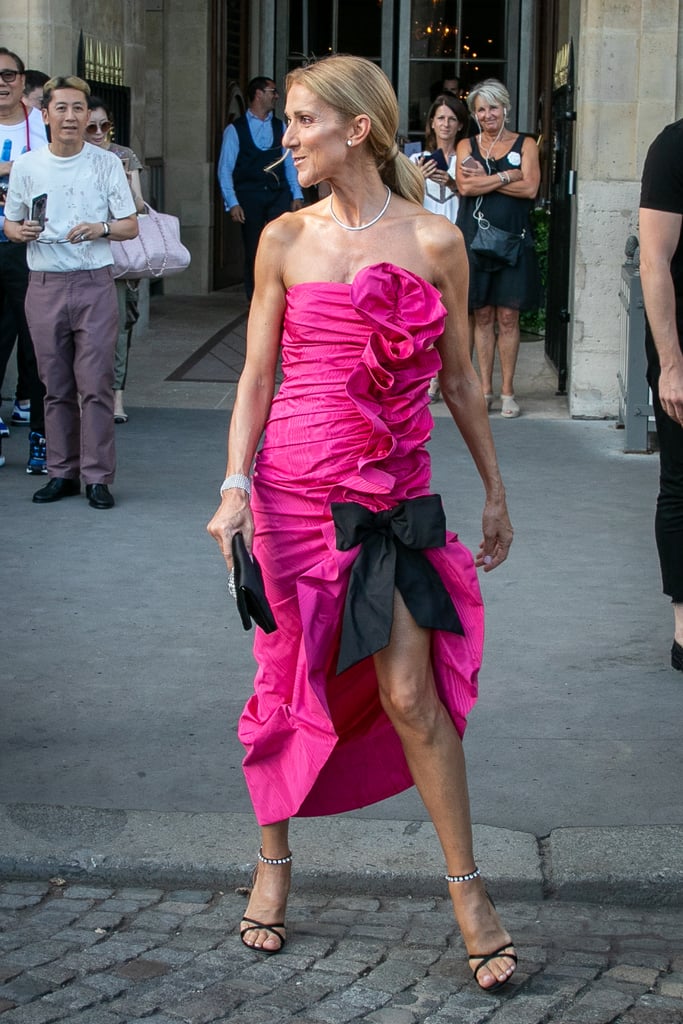 Celine Dion at Couture Fashion Week 2019