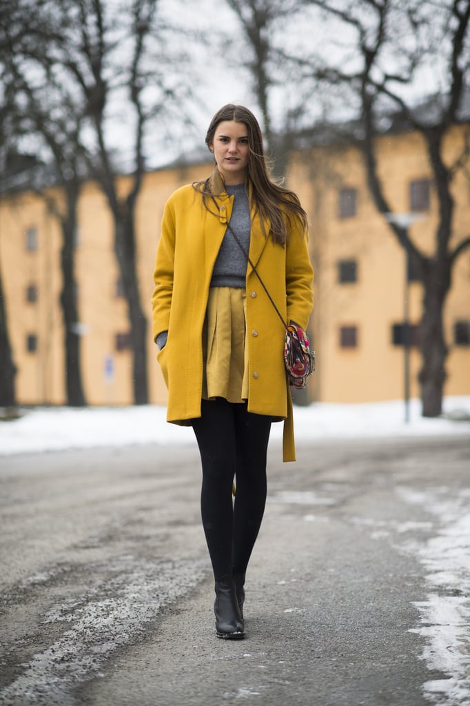 We can't take our eyes off her bright separates. 
Source: Le 21ème | Adam Katz Sinding