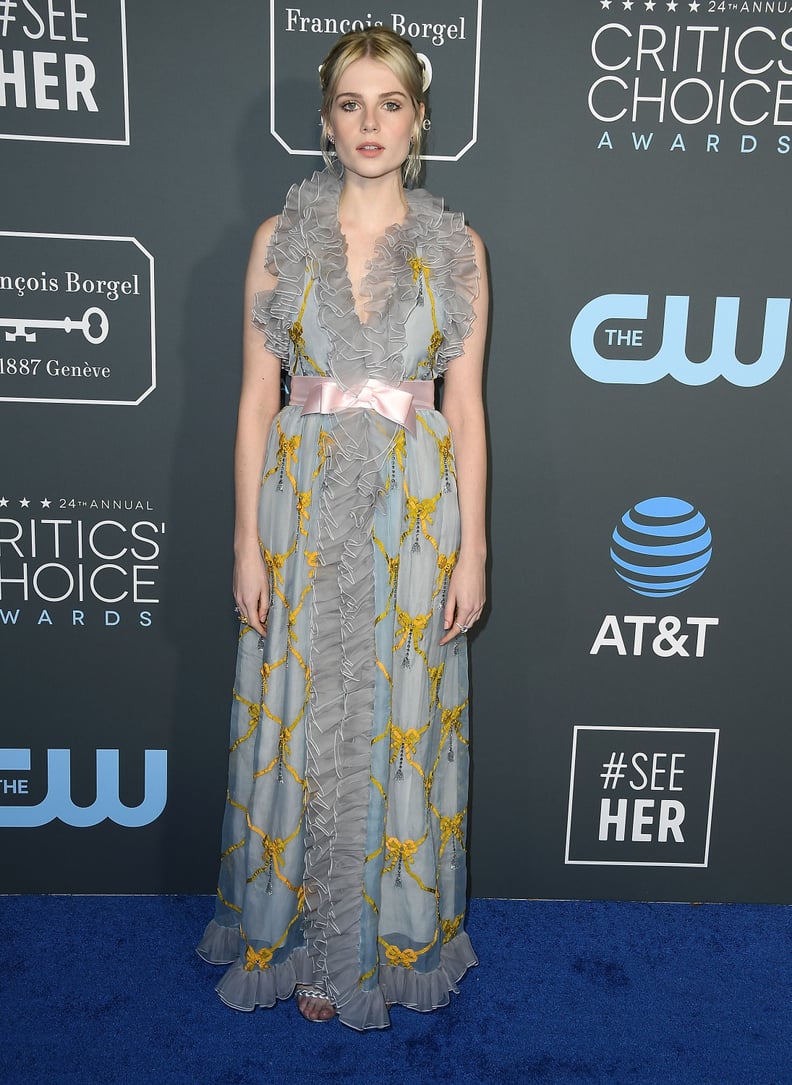 Lucy Boynton at the 2019 Critics' Choice Awards