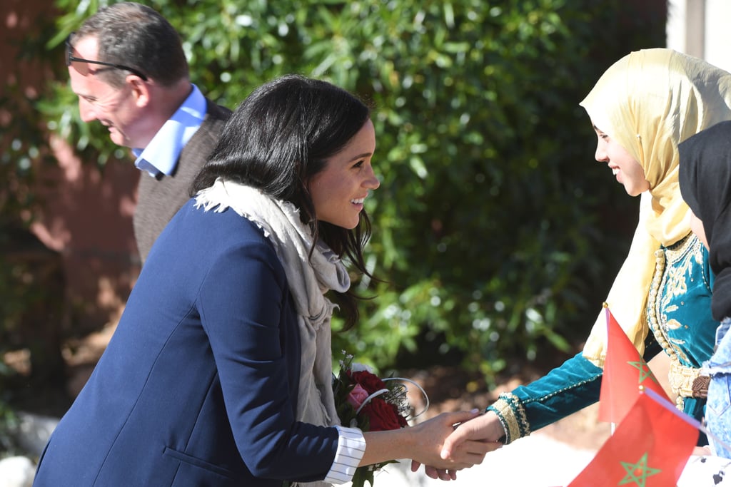 Prince Harry Meghan Markle Visit School on Morocco Tour 2019