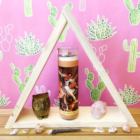 Dwight Schrute Prayer Candle