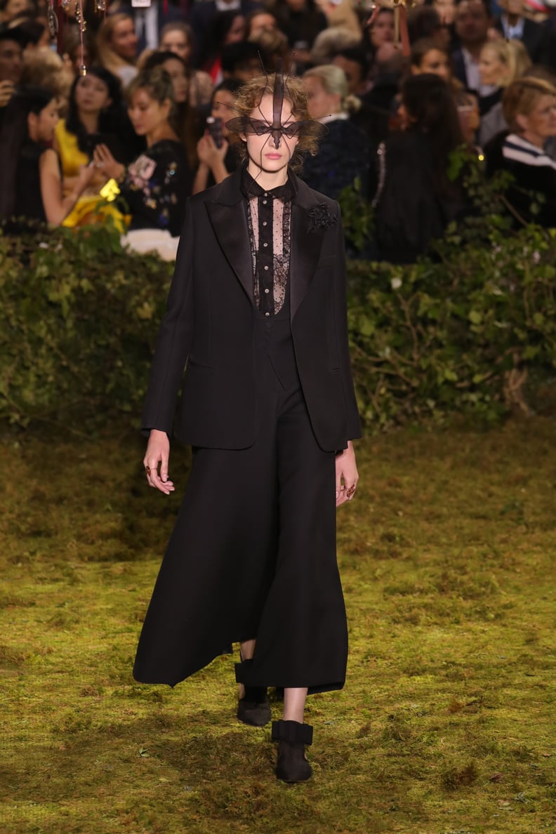 Maria Grazia Chiuri Updated the Classic Suit to Evening Wear Status With Capes and Culottes